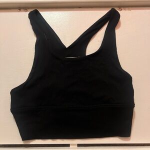 Forever 21 Black Sports Bra Seamless Racerback